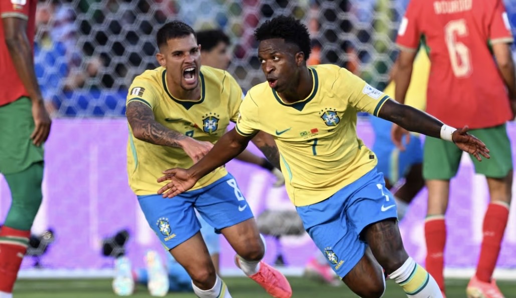 Empate com Marrocos expõe erros de Ancelotti e o time foi salvo pela individualidade de Vini Jr