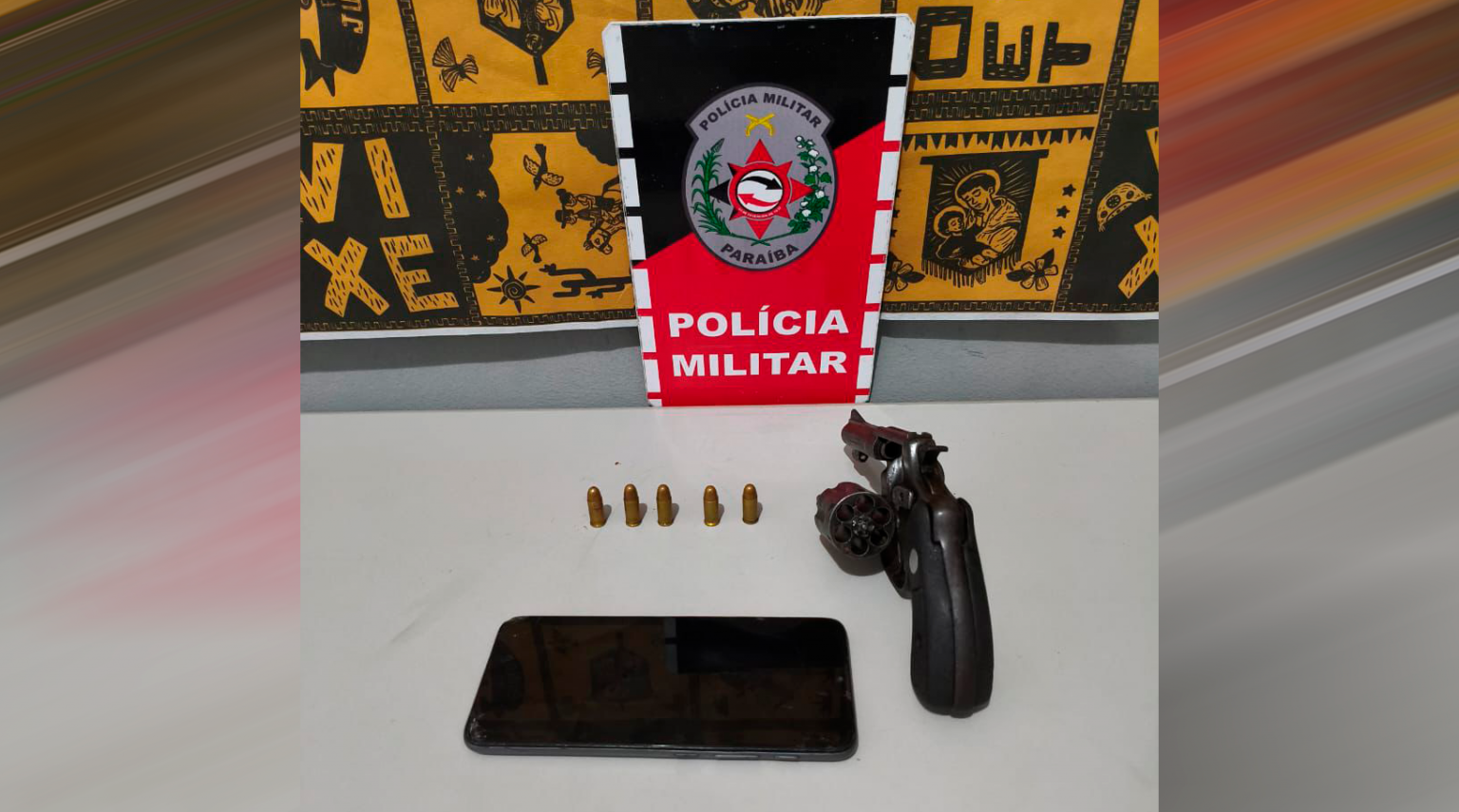 Polícia Militar prende suspeito por roubo e recupera veículo na noite deste domingo em Santa Rita